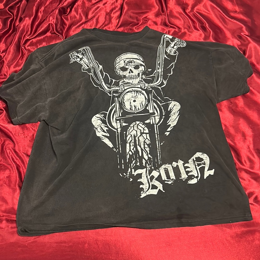 korn tour band tee